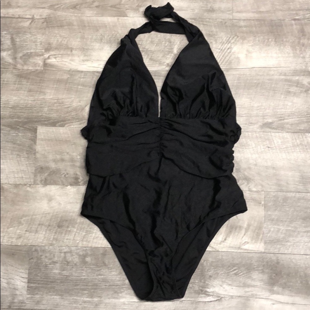 NWT Marina Vida Black One Piece Bathing Suit